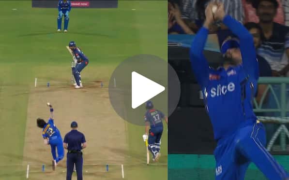[Watch] Nabi Snaps An Airborne Grab As Hardik Pandya Scalps KL Rahul's Wicket
